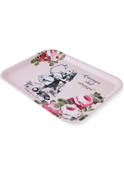 x V&a Alice In Wonderland Melamin Servis Tepsisi 43X32CM fiyatları