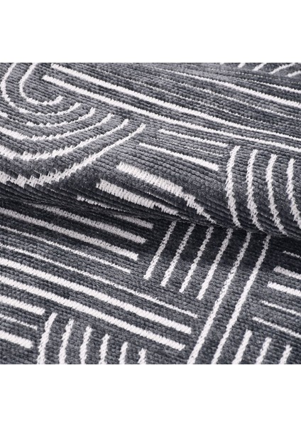 Crea Halı Rana 6116S Antrasit Yazlık Halı Kaydırmaz Taban Renkli Yıkanabilir Dokuma Kilim fiyatları