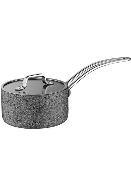 Stone-H Çizilmez Yanmaz Yapışmaz Indüksiyonlu 16 cm Sos Tenceresi (Kapaklı)