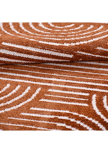 Crea Halı Rana 6110S Turuncu Yazlık Halı Kaydırmaz Taban Renkli Yıkanabilir Dokuma Kilim modelleri
