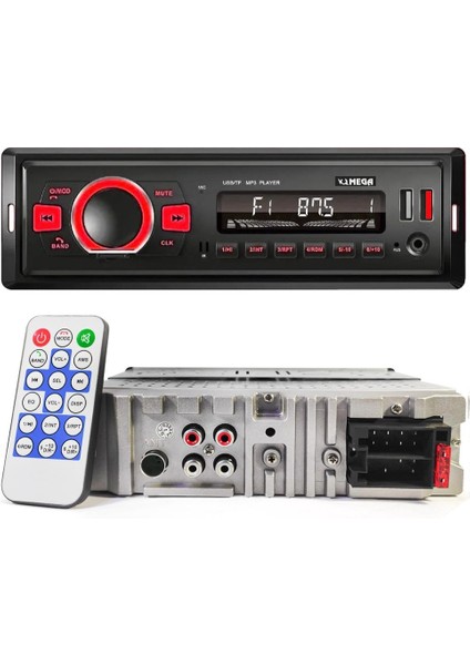 Oto Teyp 4X50W Şarjlı Bt 2usb Mega VM-102 R41