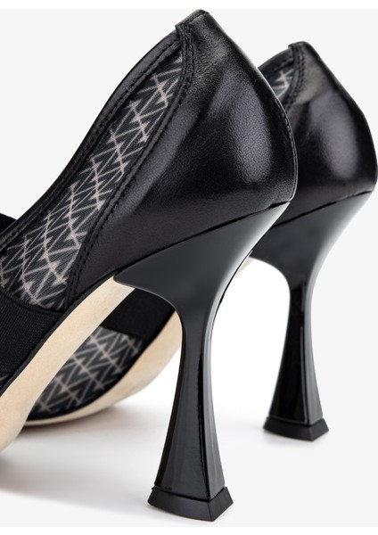 Mario Valentino Kadın Deri & Tekstil Siyah Topuklu Ayakkabı 1040 91D2531 Bn Ayk Y25 Black indirimleri