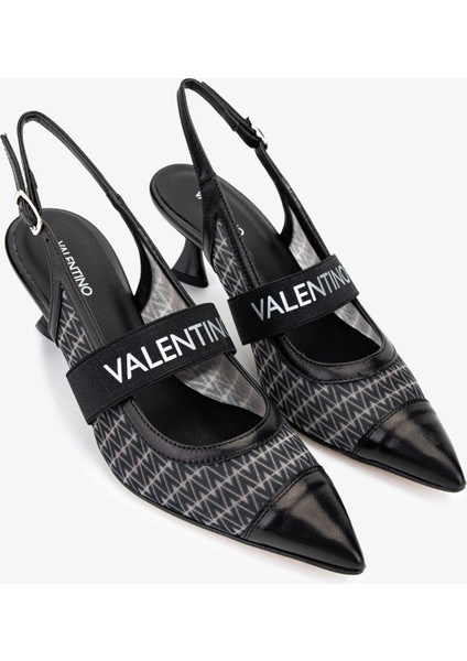 Mario Valentino Kadın Deri & Tekstil Siyah Topuklu Ayakkabı 1040 91D2530 Bn Ayk Y25 Black fiyatları