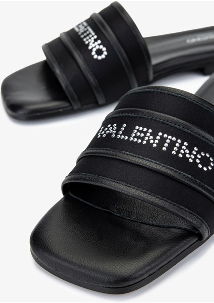 Mario Valentino Kadın Deri & Tekstil Siyah Düz Terlik 1040 91D2538 Bn Trlk Y25 Black modelleri