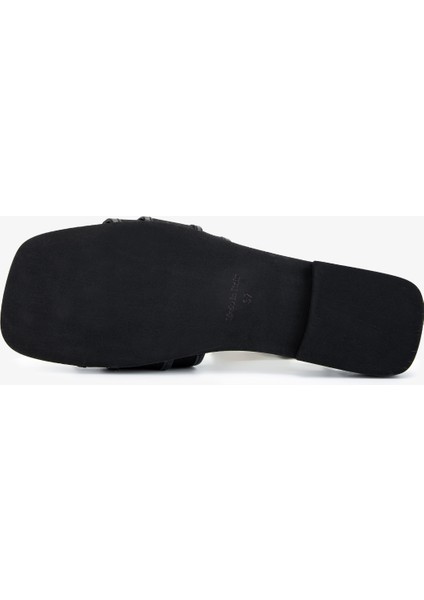 Mario Valentino Kadın Deri & Tekstil Siyah Düz Terlik 1040 91D2538 Bn Trlk Y25 Black indirimleri