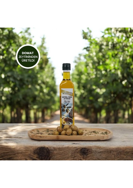 Soğuk Sıkım Natürel Sızma Domat Zeytinyağı 500ml 0,5 Asit
