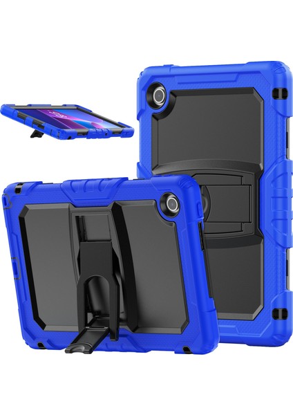 Lenovo Tab 10.1 (2025) TB-311XU / Tab TB311FU Kickstand Pc + Omuz Askılı Silikon Darbeye Dayanıklı Tablet Kılıfı (Yurt Dışından)