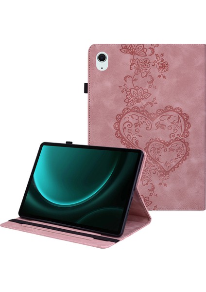 Samsung Galaxy Tab S10 / S10 Fe / S9 Fe / S9 Katlanabilir Stand Kart Yuvası Kalem Tutucu Tablet Kılıfı (Yurt Dışından)