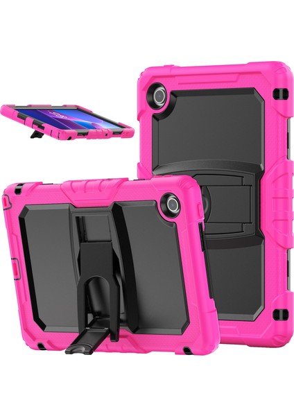 Lenovo Tab 10.1 (2025) TB-311XU / Tab TB311FU Kickstand Pc + Omuz Askılı Silikon Darbeye Dayanıklı Tablet Kılıfı (Yurt Dışından)