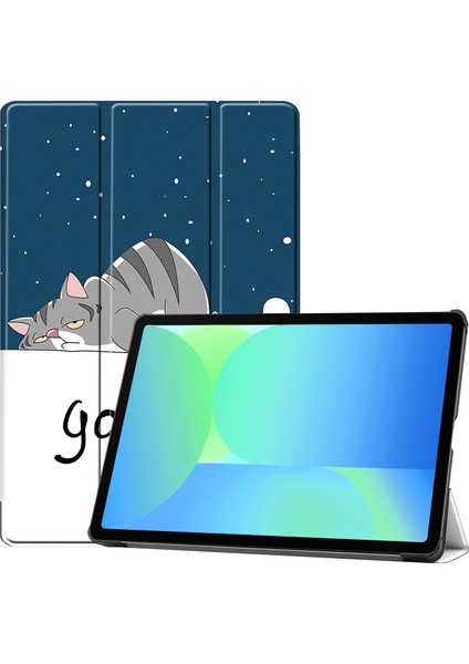 Samsung Galaxy Tab S10 Fe / S9 Fe Deri Stand Tablet Kılıfı (Yurt Dışından)