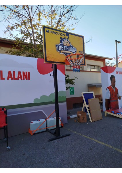 Portatif Ağırlıklı Yükseklik Ayarlı Basketbol POTASI(100X150) fiyatları