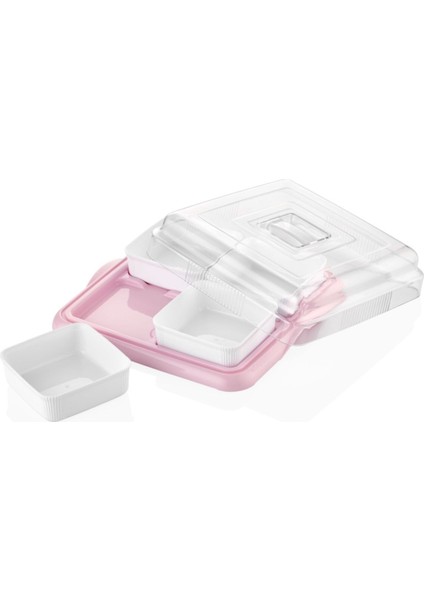 4'lü Renkli Kahvaltılık Takımı, Yeşil veya Pembe, Şık ve Kullanışlı Set