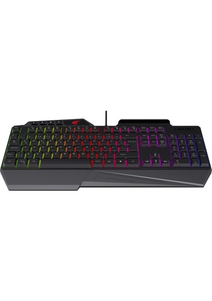Gamenote KB488L Rgb Aydınlatmalı Oyuncu Klavyesi - Telefon Tutuculu - Türkçe Q