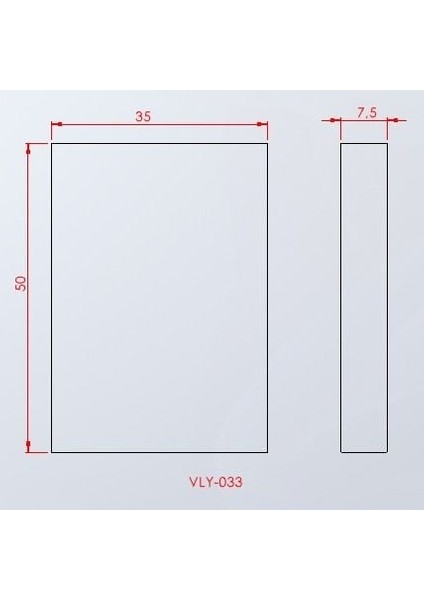 Voleybol Blok Pedi Dikdörtgen