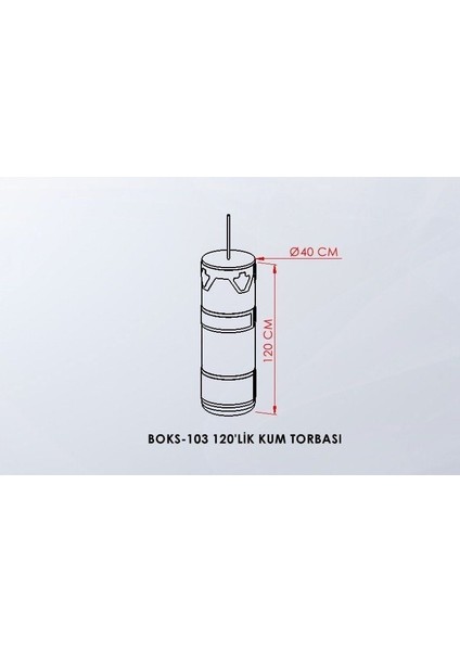 Müşteriye Özel Kum Torbası 120X40CM fiyatları