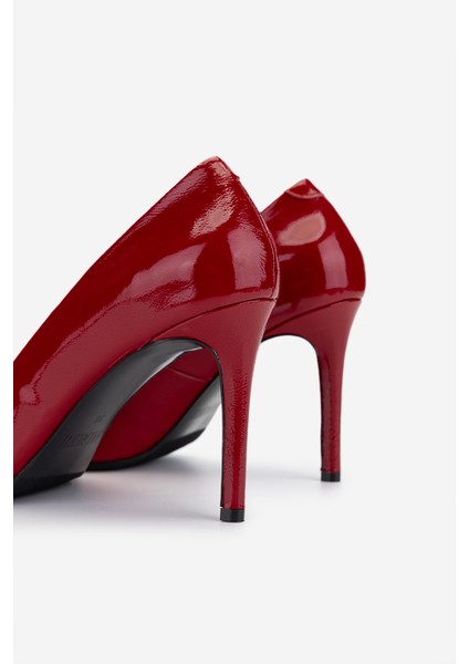 Kadın Hakiki Deri Kırmızı Topuklu Ayakkabı 492 55700 Bn Ayk Y25 Kırmızı fırsatları