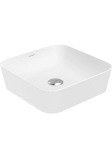 Ultra Kare Çanak Lavabo Beyaz 40CM