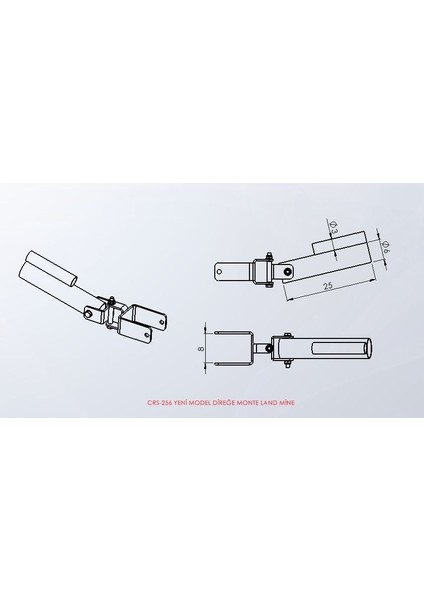 Direğe Monte Landmine Yeni Model