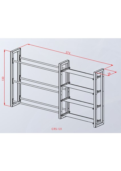 Depolama Ünitesi Rafı 2 modelleri