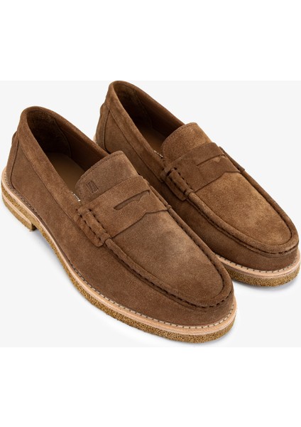 Erkek Hakiki Deri Tütün Süet Loafer Ayakkabı 537 3668 Erk Ayk Y25 Tutun Suet fiyatları