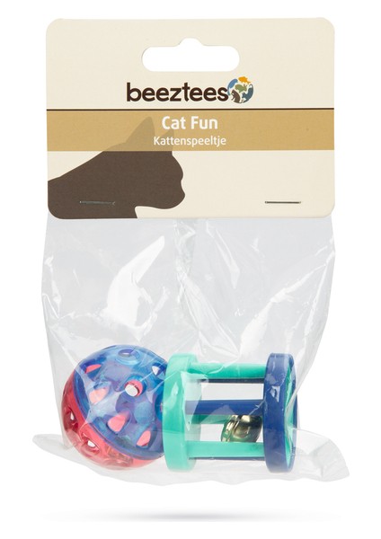 Beeztees Kedi Oyuncağı, Sesli Top, 2 Adet, 4cm fiyatları