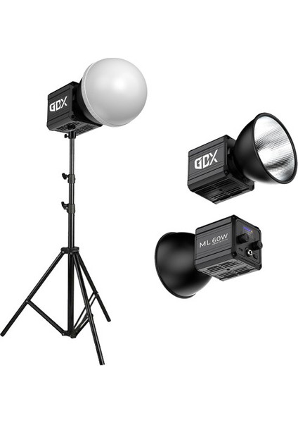 ML60 Bicolor Video Çekim Tekli Işık Seti