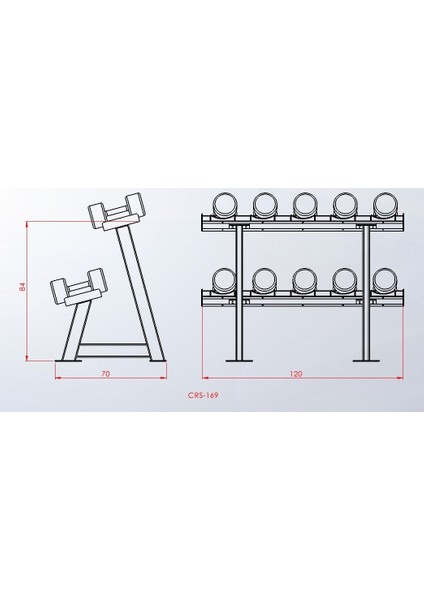 Dumbell Rack 10 'lu modelleri