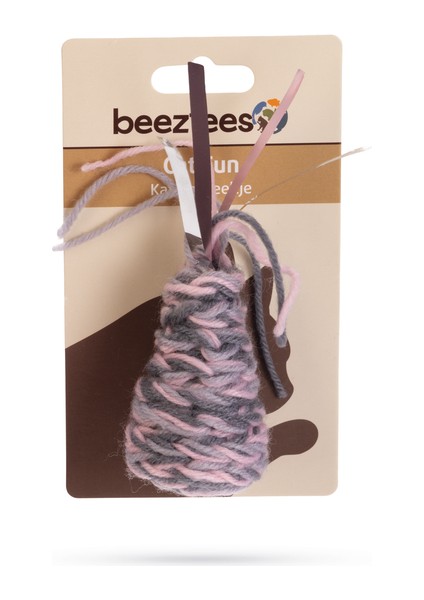 Beeztees Kedi Oyuncağı, Koni, Yün ve Kurdela, Pembe ve Gri, 7X4X3CM fiyatları