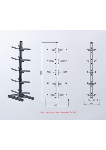Medicine Ball Stand Küçük Ikili