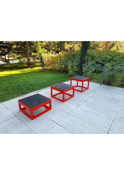 Metal Sehpa Küp Model 30 cm