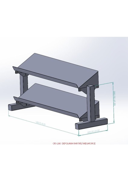 Depolama Rafı Ikili Megaforce