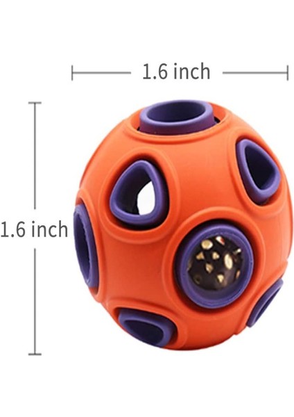 Xixishop Köpek Topu Etkileşimli Oyuncak Turuncu Mor (Yurt Dışından)