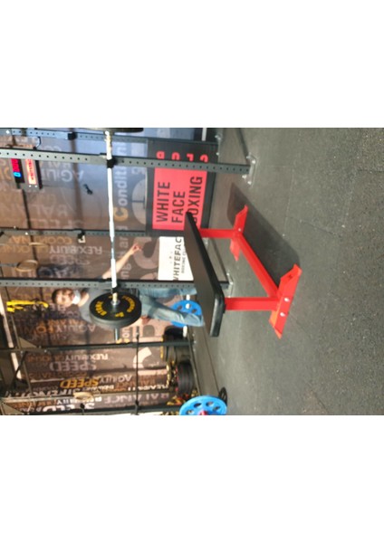 Düz Bench Sehpası Kırmızı