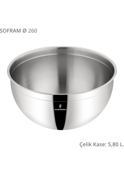 26 cm Çelik Kase