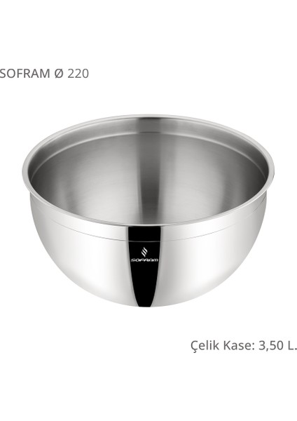 22 cm Çelik Kase