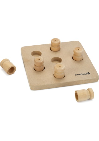 Beeztees Köpek Zeka Geliştirme Oyuncağı, Ahşap, 18X18X3CM