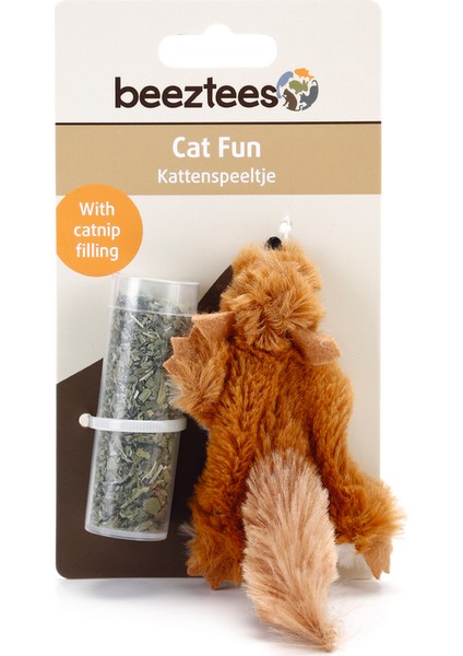 Beeztees Kedi Oyuncağı, Sincap, Kediotlu, Peluş, 14CM fiyatları
