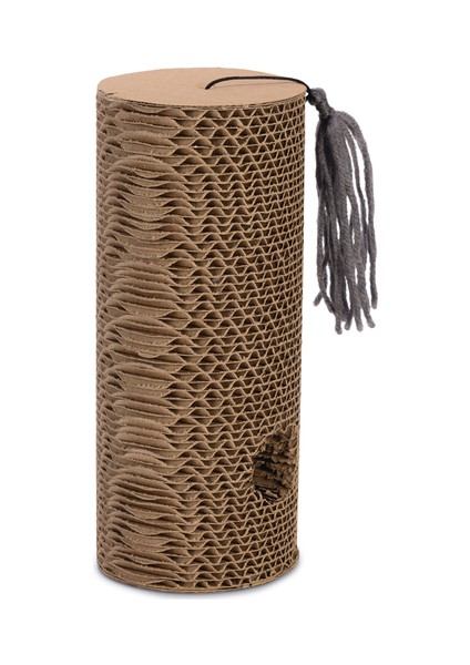 Beeztees Kedi Oyuncağı, Karton Silindir ve Püskül, 23X10X10CM
