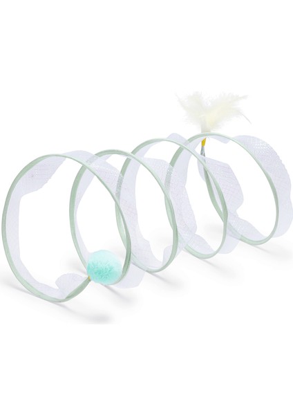 Beeztees Yavru Kedi Tüneli, Spiral Şeklinde, 60X25X25CM