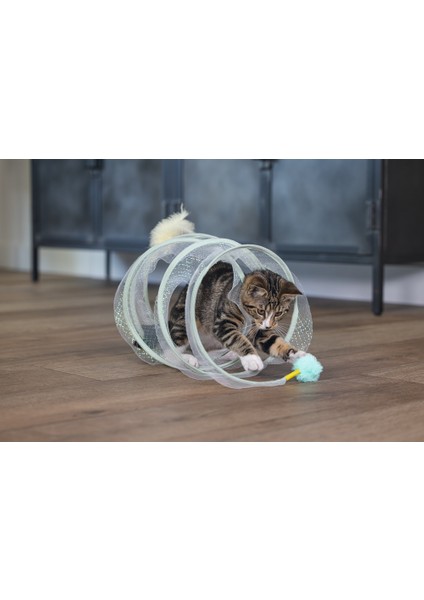 Beeztees Yavru Kedi Tüneli, Spiral Şeklinde, 60X25X25CM indirimleri