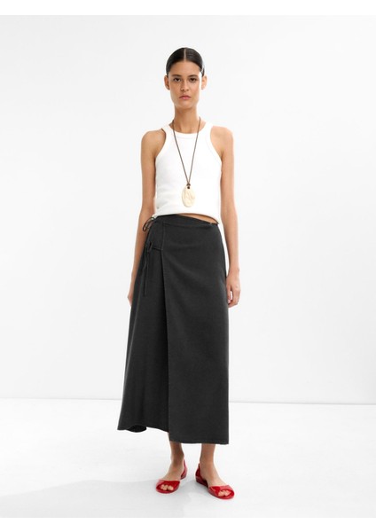 Midi Wrap Etek %100 Liyosel