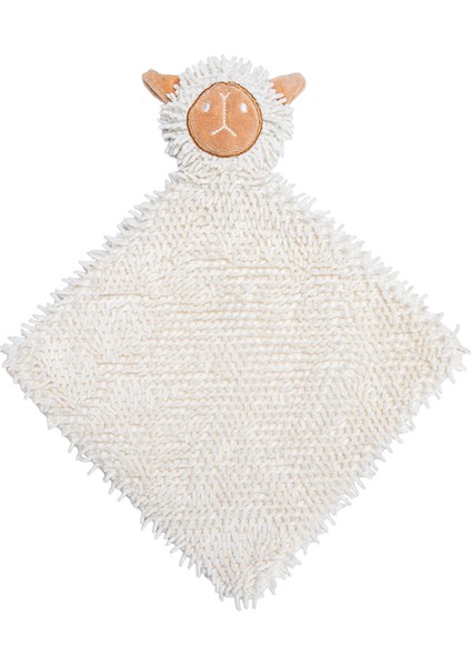 Beeztees Yavru Köpek Oyuncağı, Peluş, Beyaz, 37X28X4CM