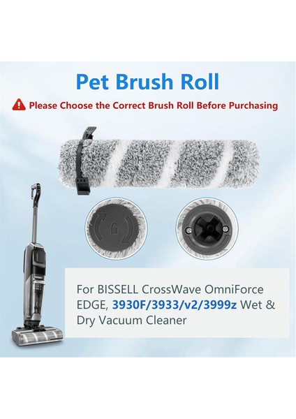 Bıssell Crosswave Omniforce Edge, 3930F/3933/V2/3999Z Islak ve Kuru Elektrikli Süpürge Için Fırça Rulosu ve Filtre Parçaları (Yurt Dışından) fiyatları