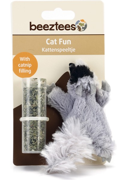 Beeztees Kedi Oyuncağı, Sincap, Kediotlu, Peluş, 14CM fiyatları