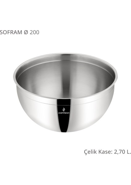 20 cm Çelik Kase