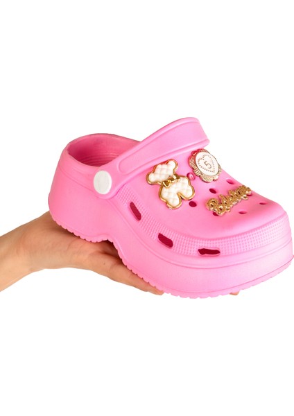 Kız Çocuk Kaymaz Yüksek Taban Rahat Kalıp Plaj Havuz Çocuk Terliği fiyatları