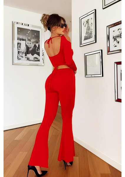 Bağcık Detaylı Büstiyer Pantolon Takım fiyatları