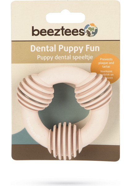 Beeztees Yavru Köpek Diş Oyuncağı, Içi Dolu Halka, Kauçuk, Pembe, 8cm fırsatları