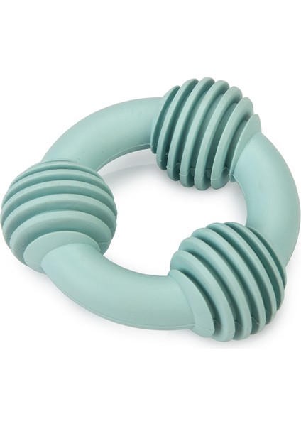Beeztees Yavru Köpek Diş Oyuncağı, Içi Dolu Halka, Kauçuk, Yeşil, 8cm