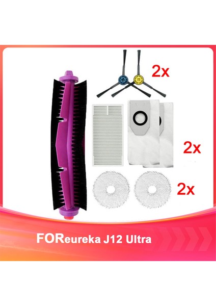 Eureka Süpürme Robotu Aksesuarları J12 Ultra Aksesuarları ve Sarf Malzemeleri Süpürme Robotu Sarf Malzemeleri (Yurt Dışından)